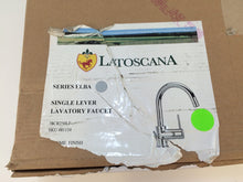 Load image into Gallery viewer, La Toscana 78CR250 Elba Single Handle Bathroom Faucet Metal Pop-Up Drain Chrome