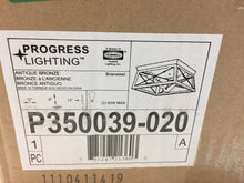 Load image into Gallery viewer, Progress Lighting P350039-02 Briarwood 12" 2Light Antique Bronze Flush Mount