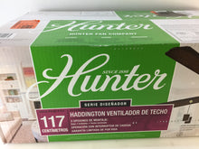 Load image into Gallery viewer, Hunter 52097 Haddington 46" Indoor Onyx Bengal Bronze Ceiling Fan with Light