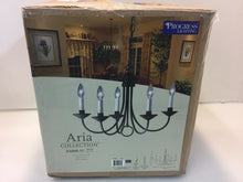 Load image into Gallery viewer, Progress Lighting P4008-31 21" 5-Light Textured Black Chandelier