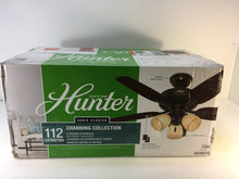 Load image into Gallery viewer, Hunter 51096 Channing 44 in. Indoor New Bronze Ceiling Fan with Light Kit