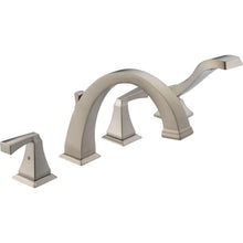 Load image into Gallery viewer, Delta T4751-SS Dryden Deck-Mount Roman Tub Faucet Trim Kit Only Stainless