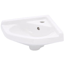 Load image into Gallery viewer, Elizabethan Classics ETCBWH English Turn Wall-Hung Corner Bathroom Sink, White