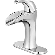 Load image into Gallery viewer, Pfister LF-042-BRCC Brea 4" Centerset Waterfall Bath Faucet Polished Chrome