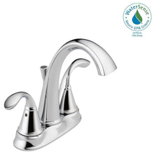 Load image into Gallery viewer, Delta 25706LF-ECO Zella 4 in. Centerset 2-Handle Bathroom Faucet in Chrome
