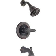 Load image into Gallery viewer, Delta T14438-RBH2O Lahara 1-Handle Tub & Shower Faucet, Venetian Bronze