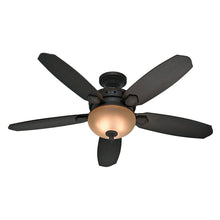 Load image into Gallery viewer, Hunter 59008 Montesino 52 in. Indoor Maiden Bronze Ceiling Fan with Light