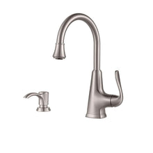 Load image into Gallery viewer, Pfister F-072-PDSS Pasadena Single-Handle Bar Faucet in Stainless Steel