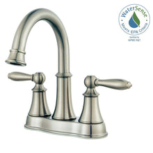 Load image into Gallery viewer, Pfister LF-048-COKK Courant 4" Centerset 2-Handle Bath Faucet, Brushed Nickel