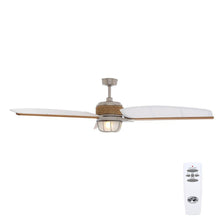 Load image into Gallery viewer, Hampton Bay 34314 Escape 68" Indoor/Outdoor Brushed Nickel Ceiling Fan