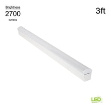 Load image into Gallery viewer, CE 54259141 Direct Wire Power 3' 50W Equivalent LED White Strip Light Fixture
