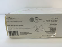 Load image into Gallery viewer, Pegasus 65717N-08104 Ginger 1-Handle Pull-Down Sprayer Kitchen Faucet Nickel