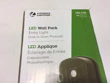 Load image into Gallery viewer, Lithonia Lighting OLWP Bronze Outdoor Integrated LED Wall Pack Light