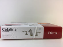 Load image into Gallery viewer, Pfister LF-049-EPBK Catalina 8" Bath Faucet, Brushed Nickel & Polished Brass