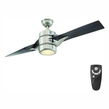 Load image into Gallery viewer, Home Decorators Grenada 52 in. LED Indoor Brushed Nickel Ceiling Fan YG522-BN