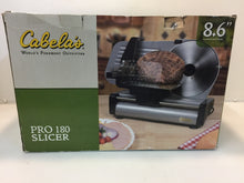 Load image into Gallery viewer, Cabela's 8.6" Pro 180 Food Slicer 180-Watt Stainless Steel 540845