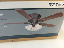 Load image into Gallery viewer, Clarkston CF544H-PEH 44 in. Oiled Rubbed Bronze Ceiling Fan 1001238144