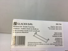 Load image into Gallery viewer, Glacier Bay 262A-1327H2 Mandouri Series 24" Double Towel Bar in Bronze