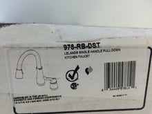 Load image into Gallery viewer, Delta 978-RB-DST Leland Pull-Down Sprayer Kitchen Faucet Venetian Bronze