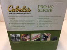 Load image into Gallery viewer, Cabela's 8.6" Pro 180 Food Slicer 180-Watt Stainless Steel 540845