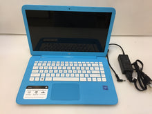 Load image into Gallery viewer, HP Stream 14-ax010nr laptop 14" Intel Celeron N3060 1.6Ghz 4GB 32GB Teal