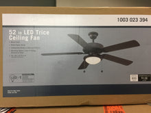 Load image into Gallery viewer, Trice 52 in. LED Black Ceiling Fan YG269BP-BK