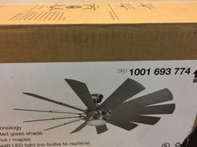 Load image into Gallery viewer, HDC YG545-BN Trudeau 60 in. LED Indoor Brushed Nickel Ceiling Fan 1001693774