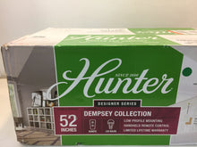 Load image into Gallery viewer, Hunter 59242 Dempsey 52" Low Profile LED Indoor Fresh White Ceiling Fan