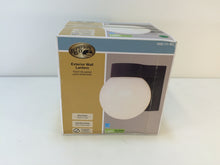 Load image into Gallery viewer, Hampton Bay Black Outdoor Energy Star LED Wall Lantern 1000711953