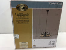 Load image into Gallery viewer, Hampton Bay Halophane 5-Light Oil Rubbed Bronze Chandelier RS1951210