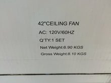 Load image into Gallery viewer, Hunter 51023 Conroy 42" Indoor Onyx Bengal Bronze Low Profile Ceiling Fan