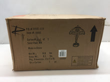 Load image into Gallery viewer, River of Goods 20" Green Indoor Table Lamp with Stained Glass 10836
