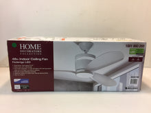 Load image into Gallery viewer, HDC SW1618WH Federigo 48 in. LED White Ceiling Fan 1001860269