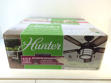 Load image into Gallery viewer, Hunter 59135 Key Biscayne 54" Indoor Outdoor Weathered Zinc Gray Ceiling Fan