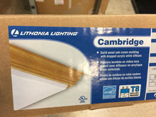 Load image into Gallery viewer, Lithonia Lighting 11430RE OA 2Light Oak Fluorescent Cambridge Linear Flushmount