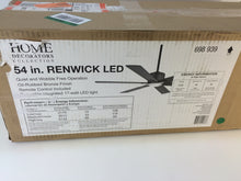 Load image into Gallery viewer, Home Decorators 14436 Renwick 54" LED Oil Rubbed Bronze Ceiling Fan 698939