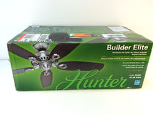 Load image into Gallery viewer, Hunter Builder 53241 Elite 52" Indoor Brushed Nickel Ceiling Fan