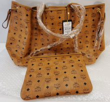 Load image into Gallery viewer, Authentic MCM Women's Large Liz Reversible Handbag Tote Shopper Bag with Pouch