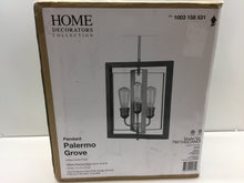 Load image into Gallery viewer, Home Decorators Palermo Grove 3-Light Antique Nickel Pendant 7921HDCANDI