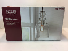 Load image into Gallery viewer, HDC 7942HDC Wind Break 8.38" 1-Light Brushed Nickel Pendant 1002372982
