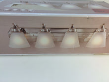 Load image into Gallery viewer, Hampton Bay HB2077-35 4-Light Brushed Nickel Bath Light 261568