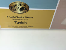 Load image into Gallery viewer, Hampton Bay HB2077-35 4-Light Brushed Nickel Bath Light 261568