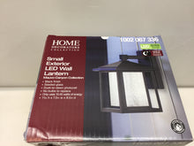Load image into Gallery viewer, HDC KB 06304-DEL Black Seeded Glass Dusk to Dawn Wall Lantern Sconce 1002067336