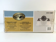Load image into Gallery viewer, Hampton Bay EGM1392A-3/ORB 2-Light Oil Rubbed Bronze Vanity Light 613368
