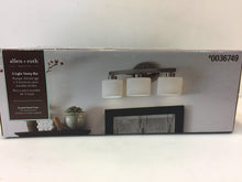 Load image into Gallery viewer, allen+roth VBS271-3BNK Merington 3-Light 21.5" Brushed Nickel Vanity Bar 36749