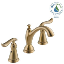 Load image into Gallery viewer, Delta 3594-CZMPU-DST Linden 8" Widespread Bathroom Faucet Champagne Bronze