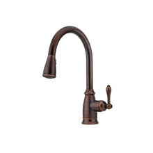 Load image into Gallery viewer, Pfister F-529-7CNU Canton Pull-Down Sprayer Kitchen Faucet Rustic Bronze