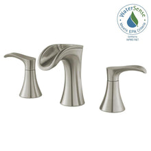 Load image into Gallery viewer, Pfister LF-049-BRKK Brea 8" Waterfall Bath Faucet Brushed Nickel 1001663420