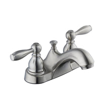 Load image into Gallery viewer, Glacier Bay 65470W-6104 Mandouri 4" Centerset LowArc Bath Faucet Brushed Nickel