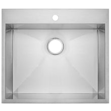 Load image into Gallery viewer, Golden Vantage KS0081 Handmade Drop-in Stainless Steel 25" 1-Bowl Kitchen Sink